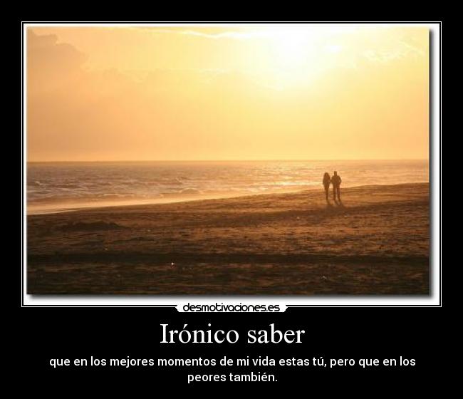 Irónico saber -