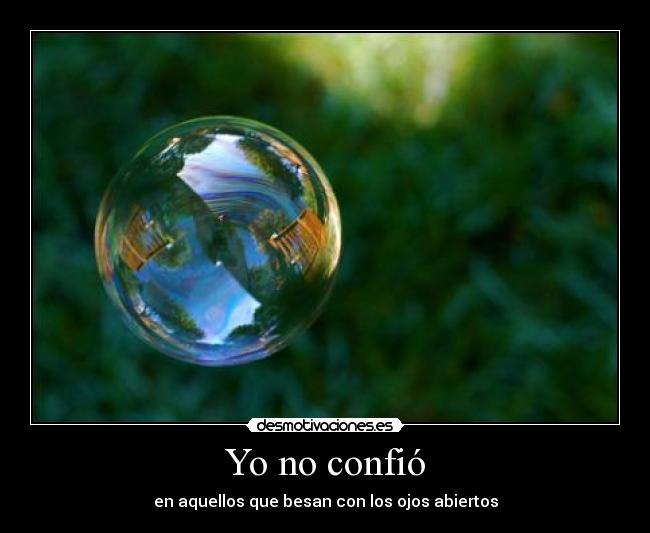 Yo no confió - 