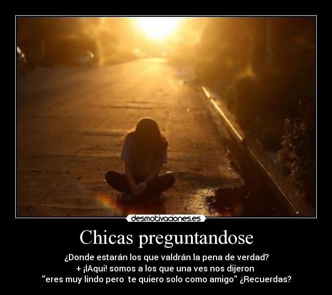 Chicas preguntandose - 