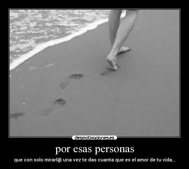 por esas personas - 