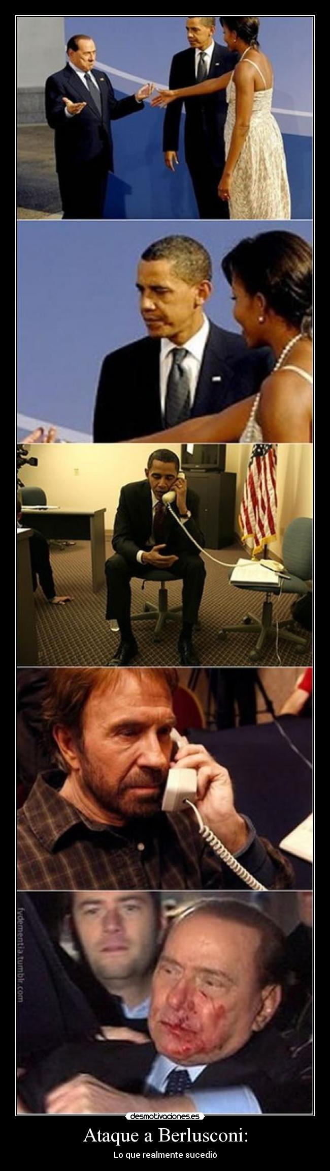 Ataque a Berlusconi: - Lo que realmente sucedió