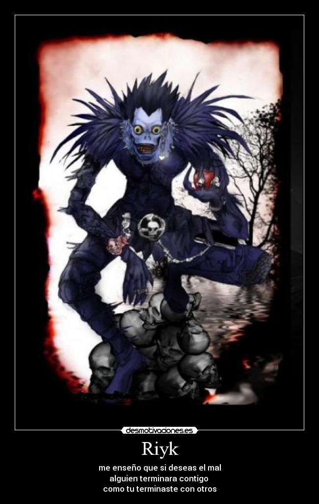carteles ryuk desmotivaciones