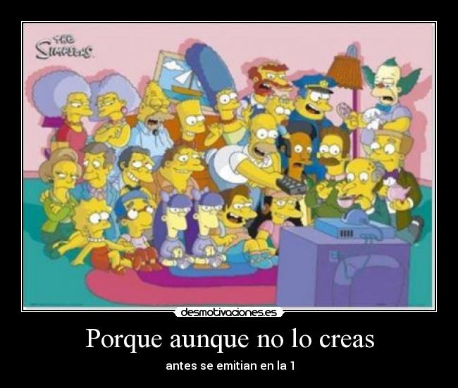 carteles simpson antena primera tve putos franceses desmotivaciones