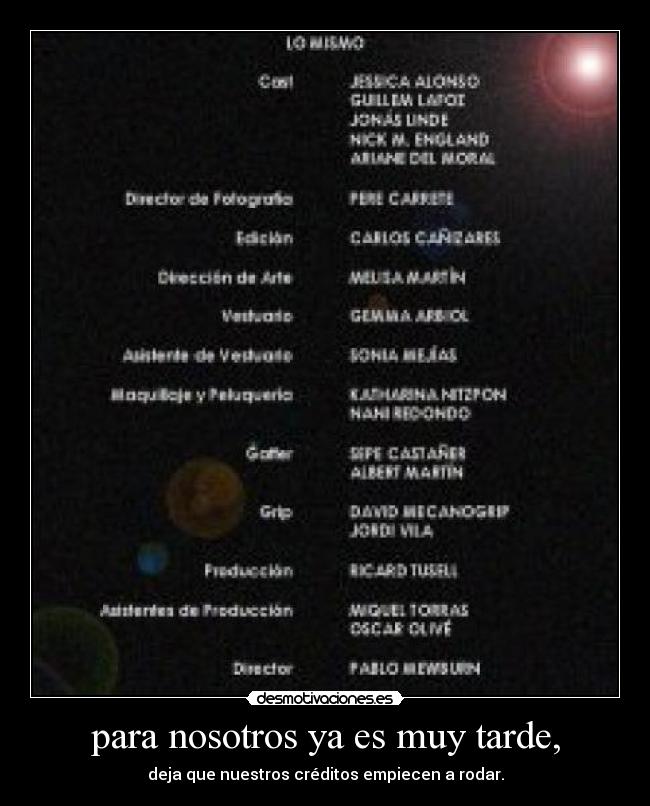 carteles the driveway desmotivaciones