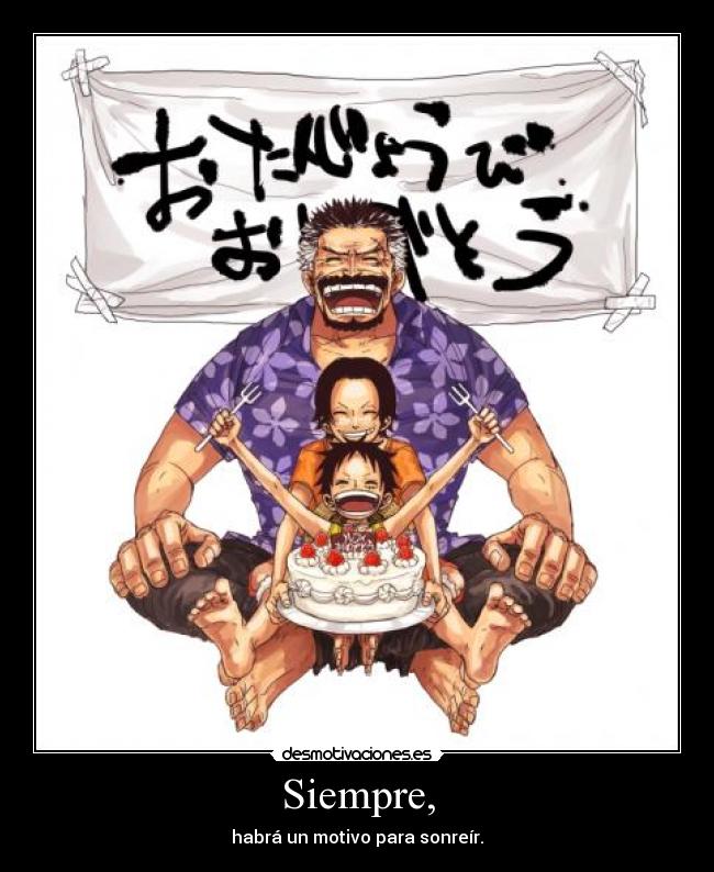 carteles one piece luffy ace garp desmotivaciones