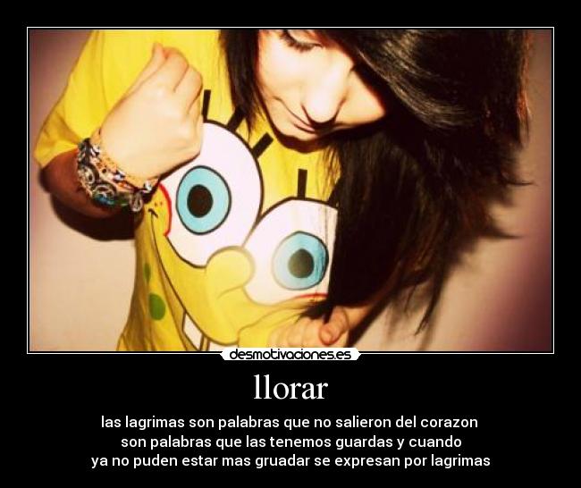 carteles llorar llanto desmotivaciones