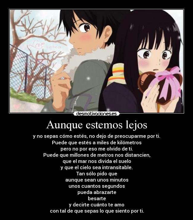 Aunque estemos lejos - 