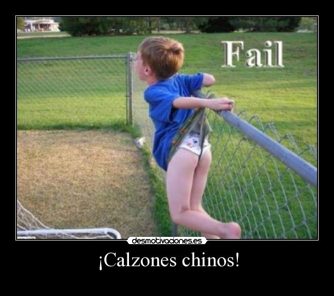¡Calzones chinos! -