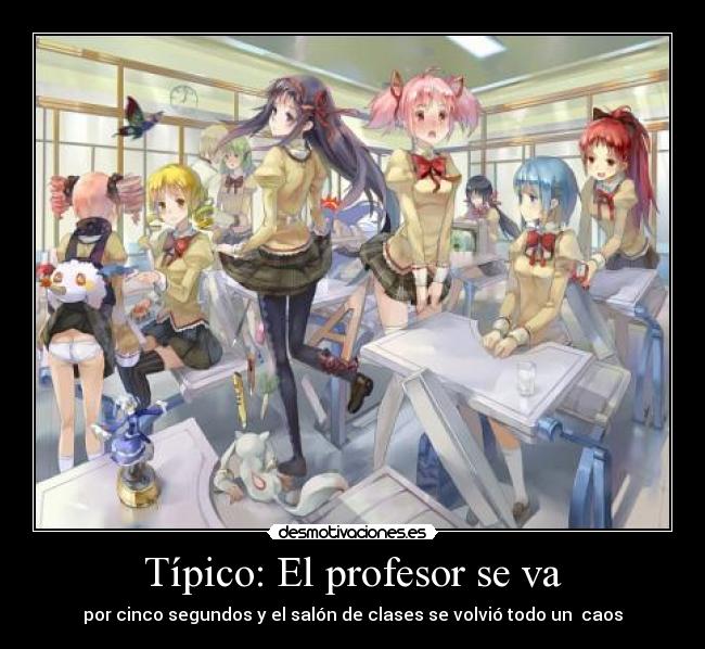 Típico: El profesor se va - 