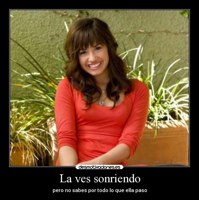 La ves sonriendo - 