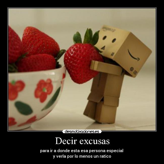 Decir excusas - 