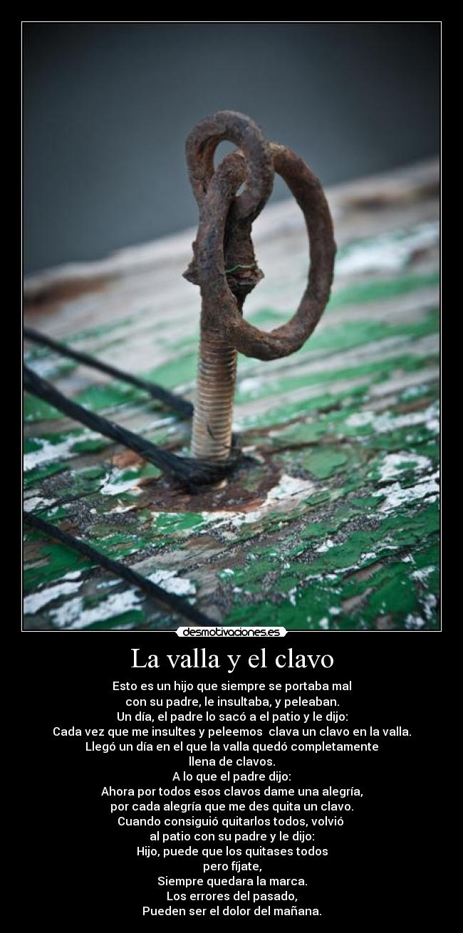 La valla y el clavo - 