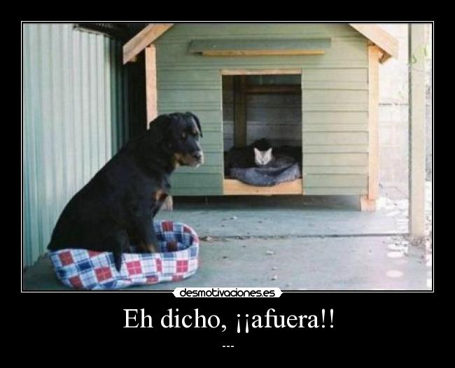 Eh dicho, ¡¡afuera!! -