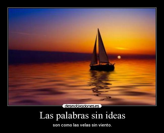 Las palabras sin ideas - 