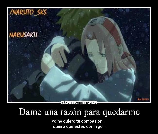 Dame una razón para quedarme - 