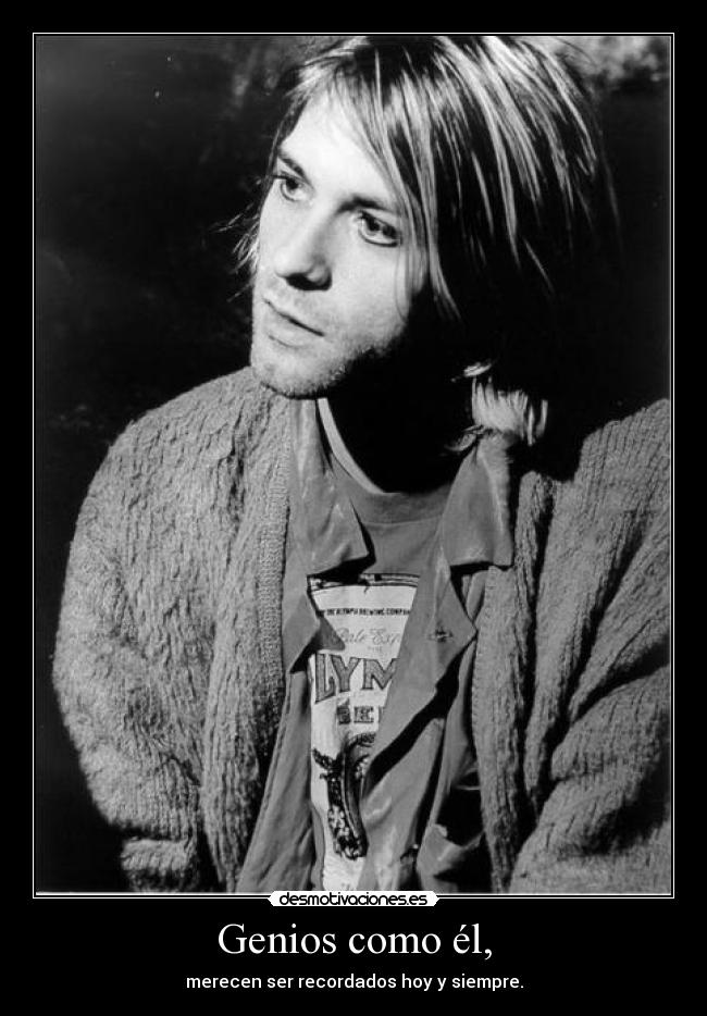 carteles kurt cobain happy bday kurt desmotivaciones