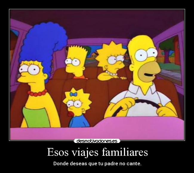 Esos viajes familiares -