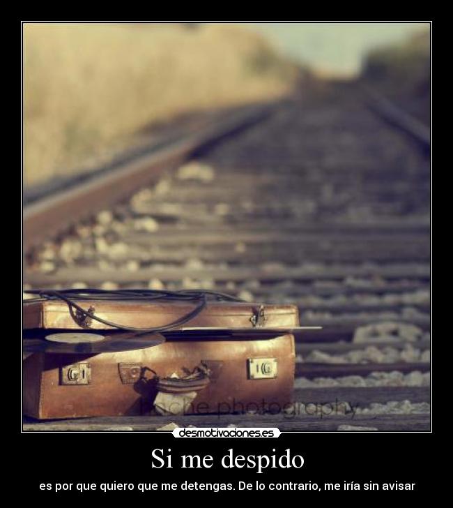 Si me despido - 
