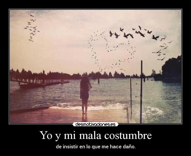 Yo y mi mala costumbre - 