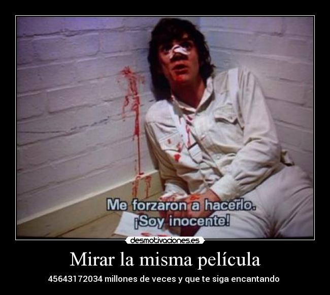 Mirar la misma película - 45643172034 millones de veces y que te siga encantando ♥