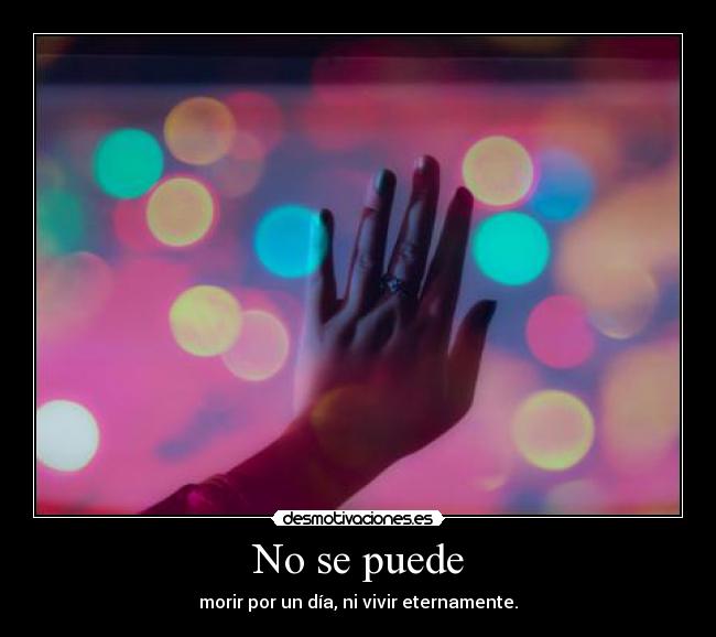 No se puede - 