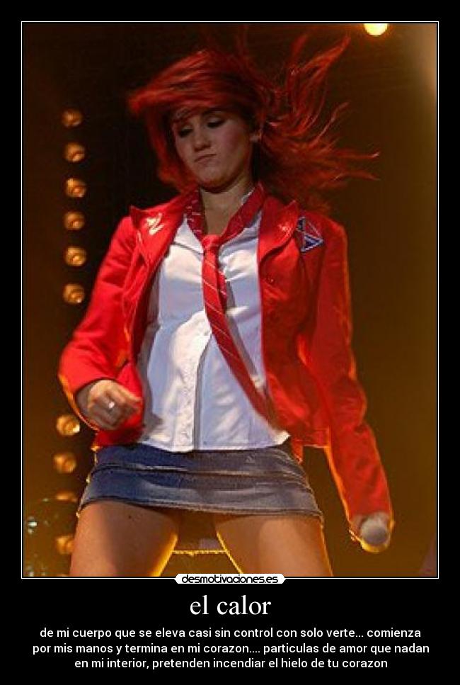 carteles dulce maria rbd fuego calor desmotivaciones