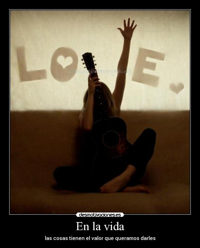 En la vida -