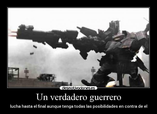 Un verdadero guerrero - 