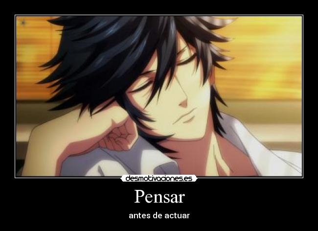 Pensar - antes de actuar