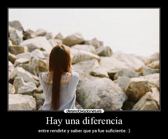 Hay una diferencia -