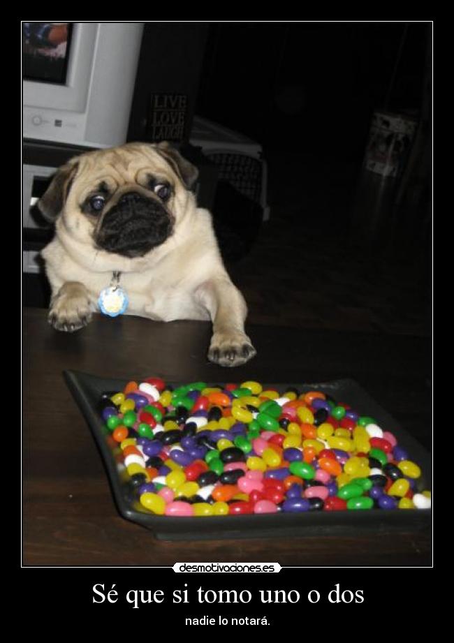 Sé que si tomo uno o dos - nadie lo notará.