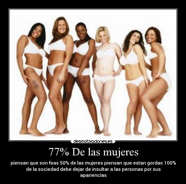 77% De las mujeres - 