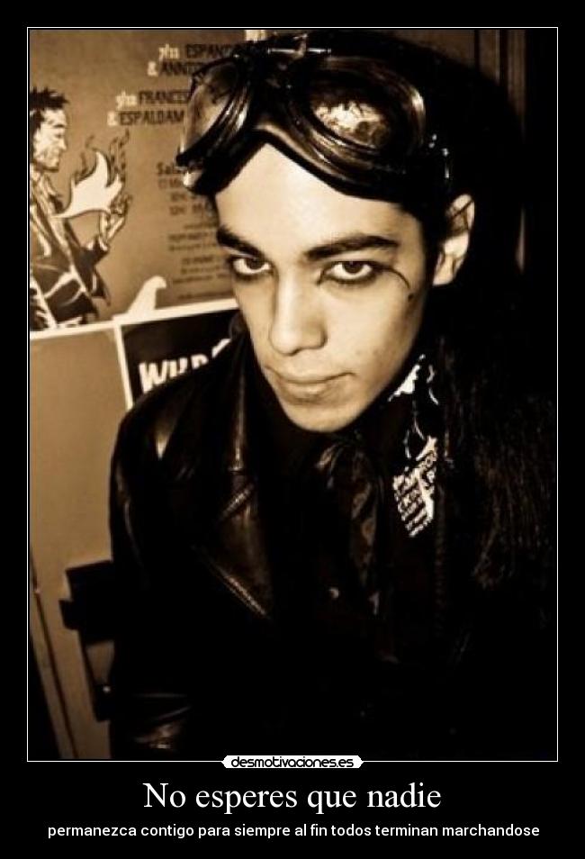 No esperes que nadie -