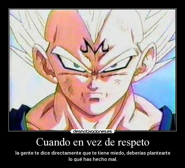 Cuando en vez de respeto - 