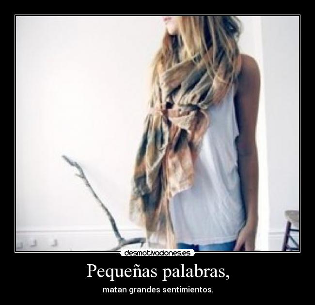 Pequeñas palabras, - 