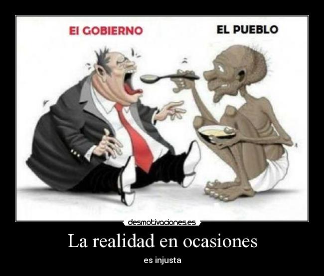 La realidad en ocasiones -