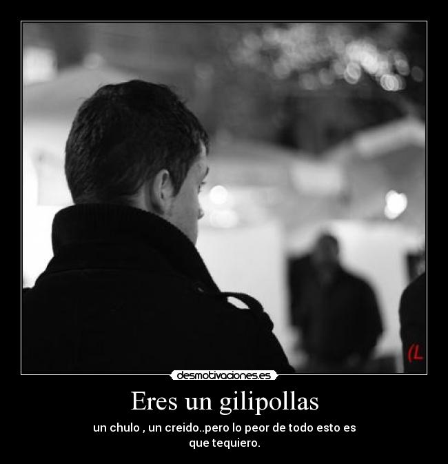 Eres un gilipollas - 