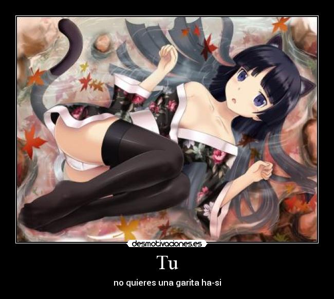 Tu - no quieres una garita ha-si