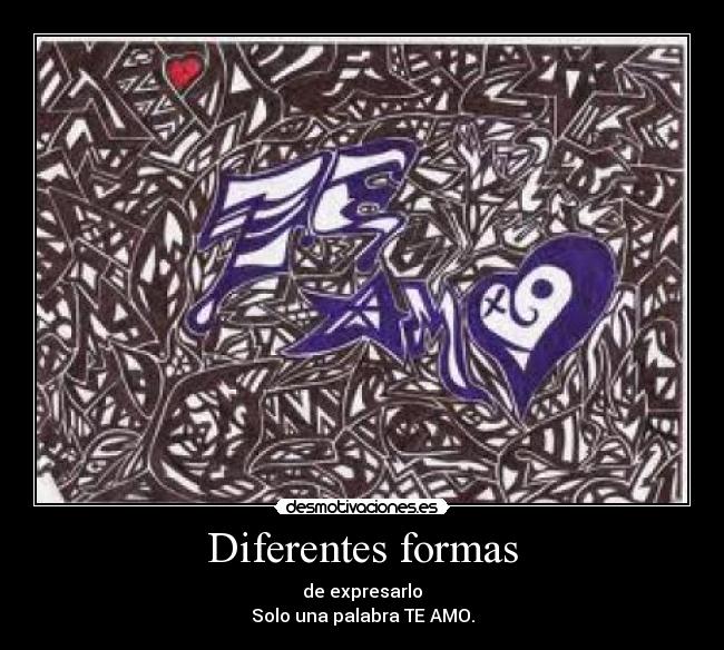 Diferentes formas - 