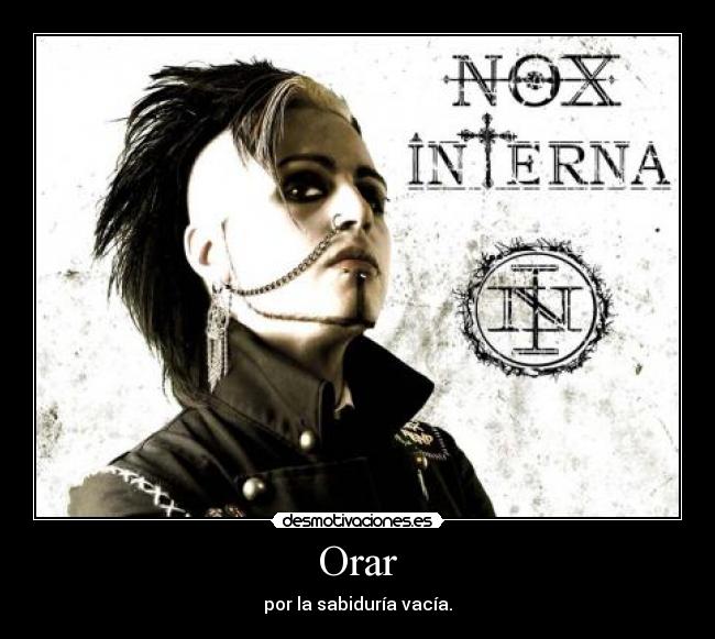 carteles pray nox interna desmotivaciones