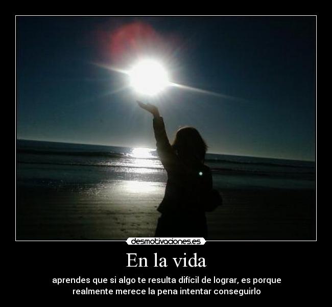 En la vida -