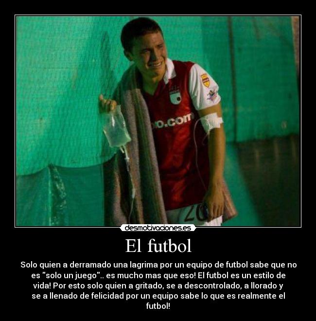 El futbol -