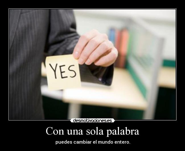 Con una sola palabra - 