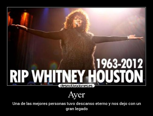 Ayer - Una de las mejores personas tuvo descanso eterno y nos dejo con un gran legado