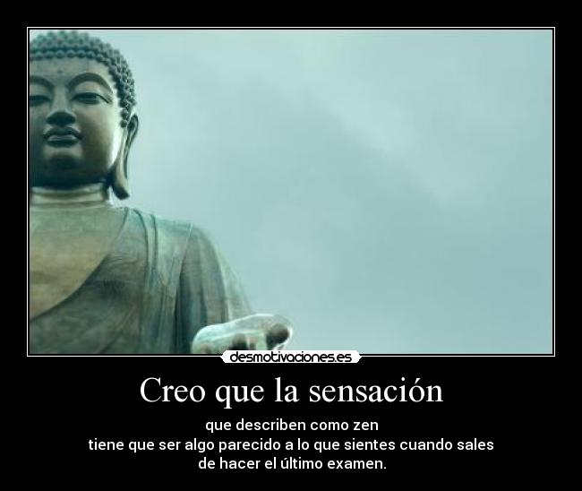 Creo que la sensación -