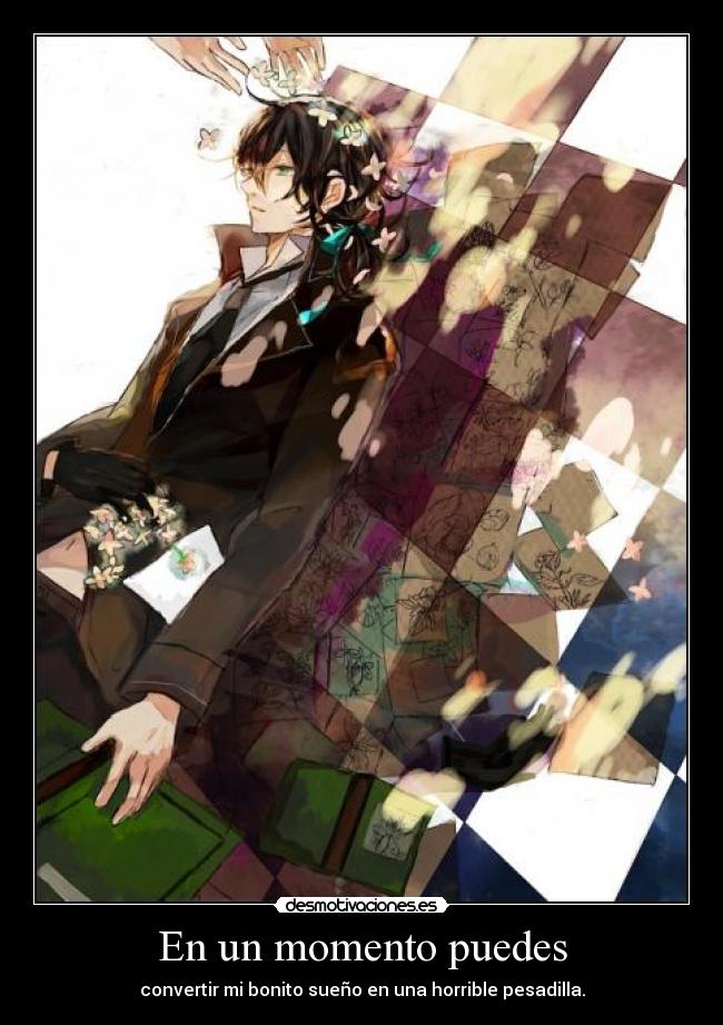 En un momento puedes -