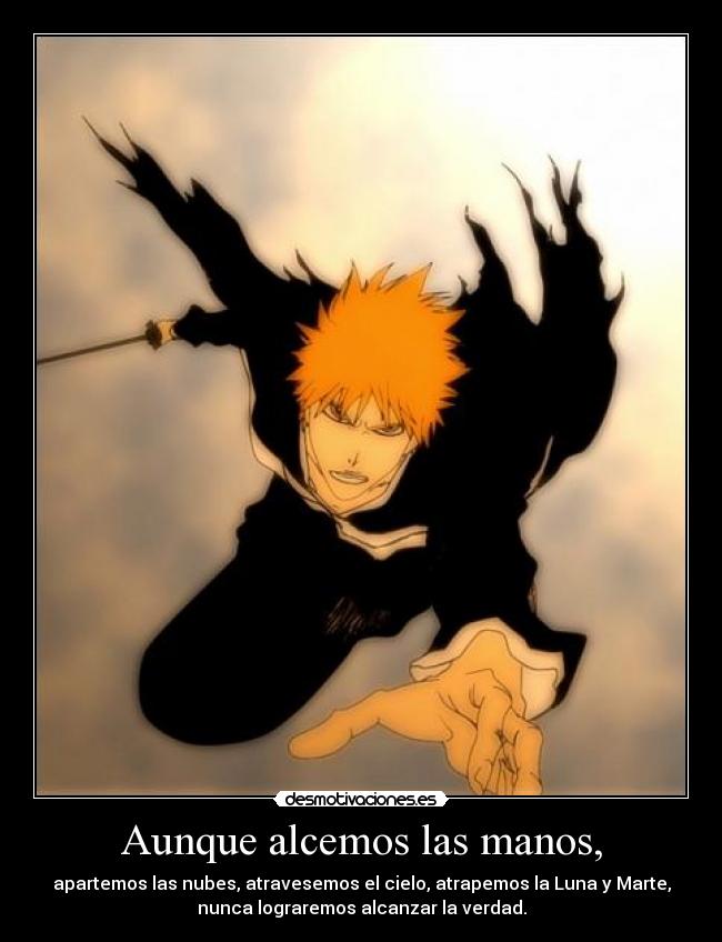 carteles bleach ichigo kurosaki desmotivaciones