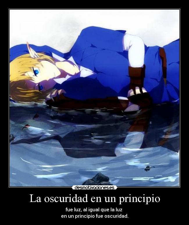 La oscuridad en un principio -