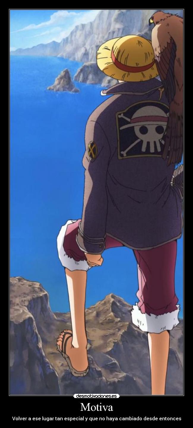 carteles one piece luffy aguila kroketking motiva paisaje desmotivaciones