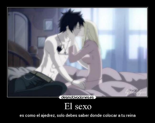 El sexo - es como el ajedrez, solo debes saber donde colocar a tu reina